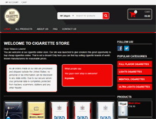 Tablet Screenshot of buyeucigarettes.com